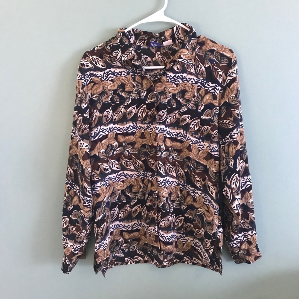 Vintage 1980s Button-Up